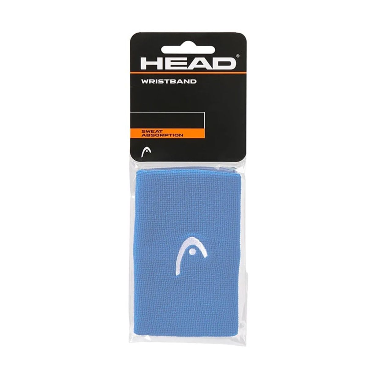 HEAD - Muñequera Head Larga Azul Claro X2 Tenis Padel