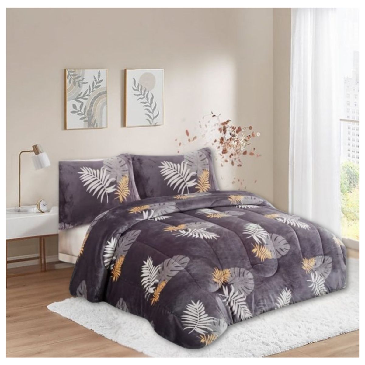 GENERICO - Cobertor Chiporro De Invierno 2 Plazas Plush Diseños