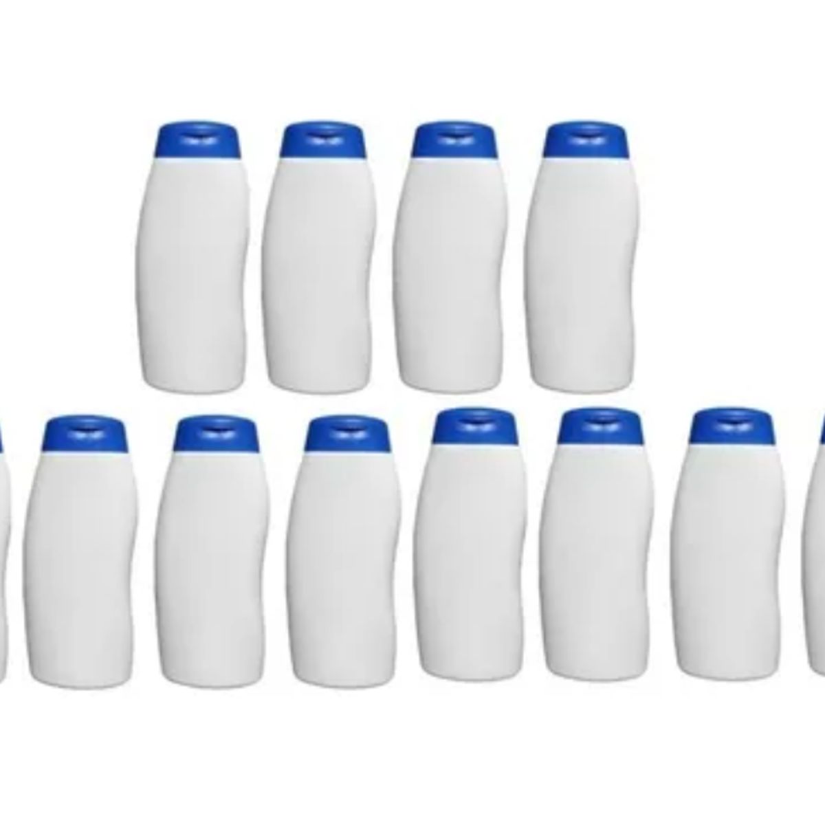 GENERICO - Pack 12 Envases Botella De Plástico Para Talco 120 Gr