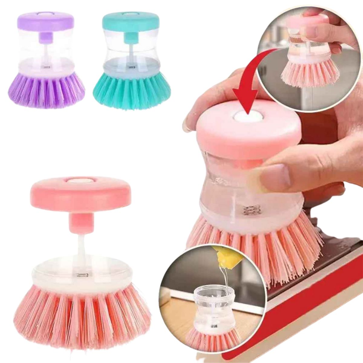 GENERICO - Dispensador De Jabon Liquido Limpieza Hogar