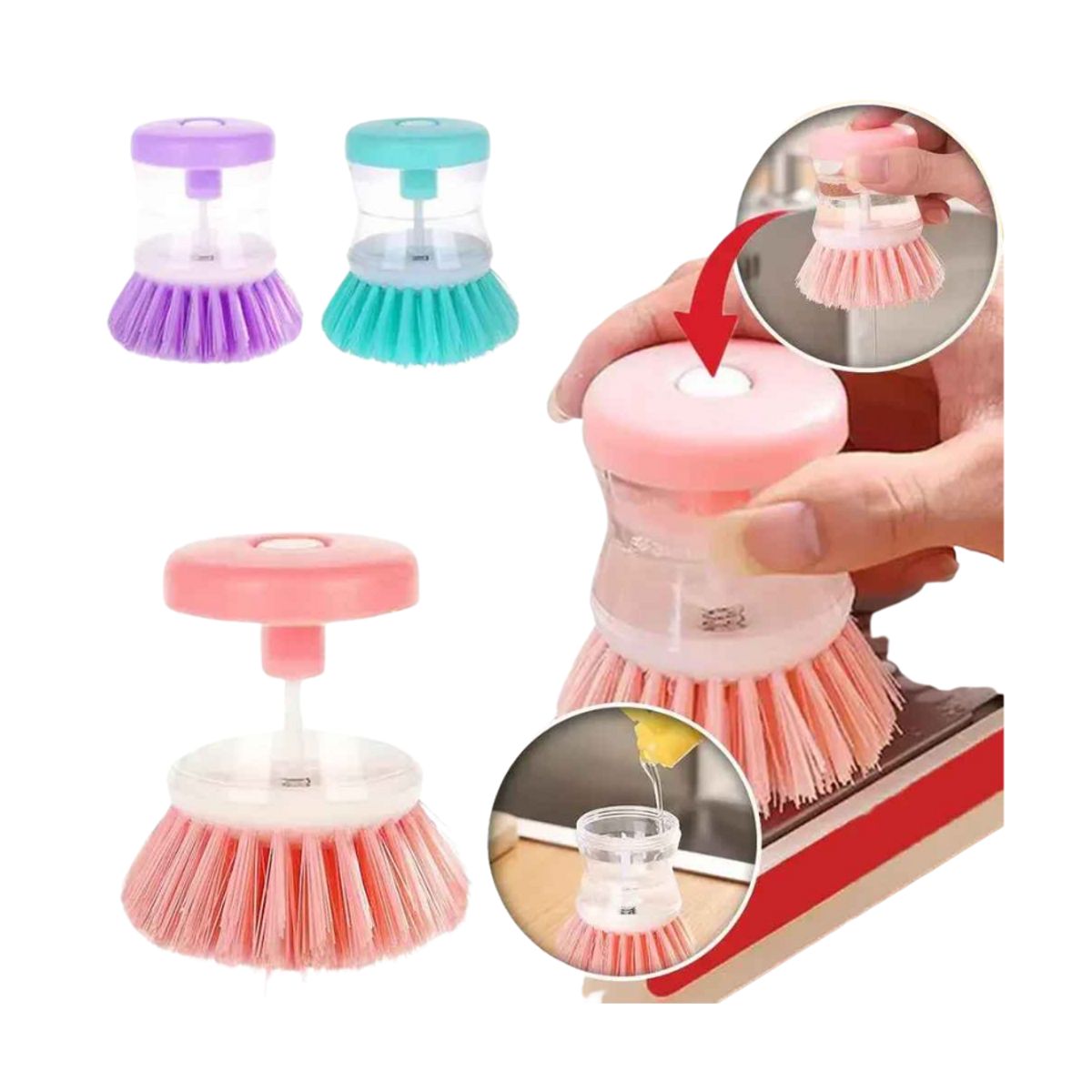 GENERICO - Dispensador De Jabon Liquido Limpieza Hogar