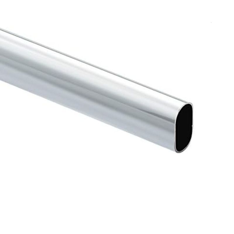 HBT - Barra Closet Ovalada 3000 mm hbt Cromada