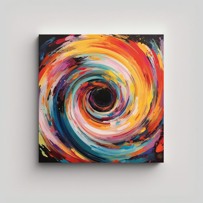 GENERICO - Cuadro Decorativo Arte Creativa Linda En Un 70x70 Cm