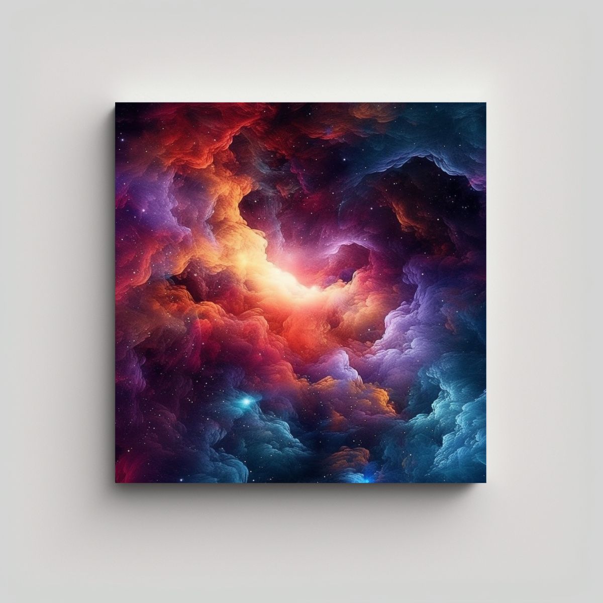 GENERICO - Arte Cuadrado Riqueza Visual Papel Pintado 70x70 Cm