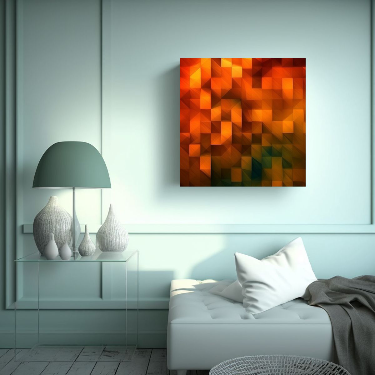 GENERICO - Pinturas De Decoración Arte Vanguardia 90x90 Cm