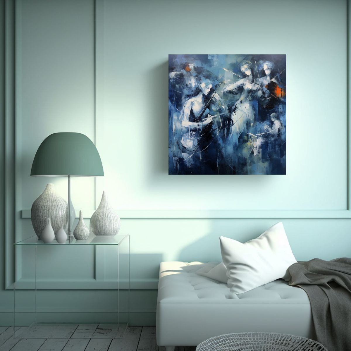 GENERICO - Pintura Mixta De Inspiración Exclusiva Arte 50x50 Cm