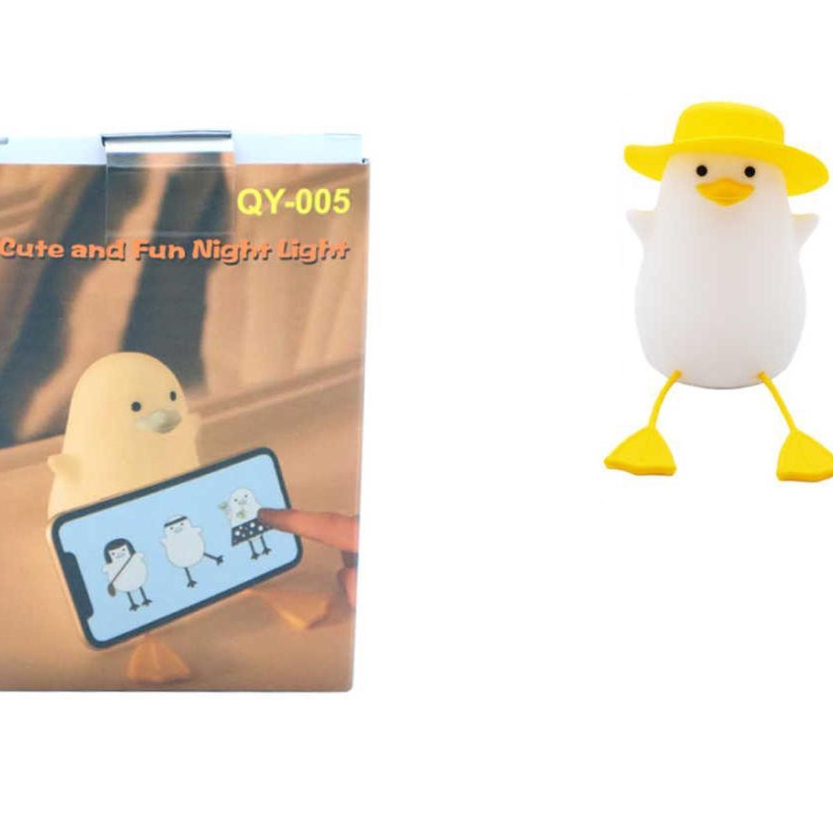 GENERICO - Lámpara de Noche Led Patito