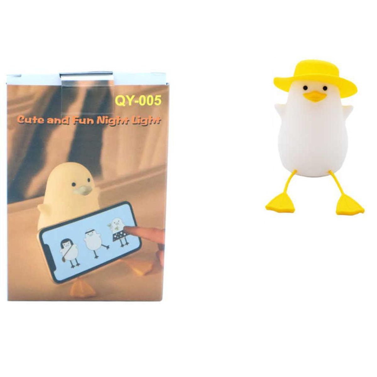 GENERICO - Lámpara de Noche Led Patito