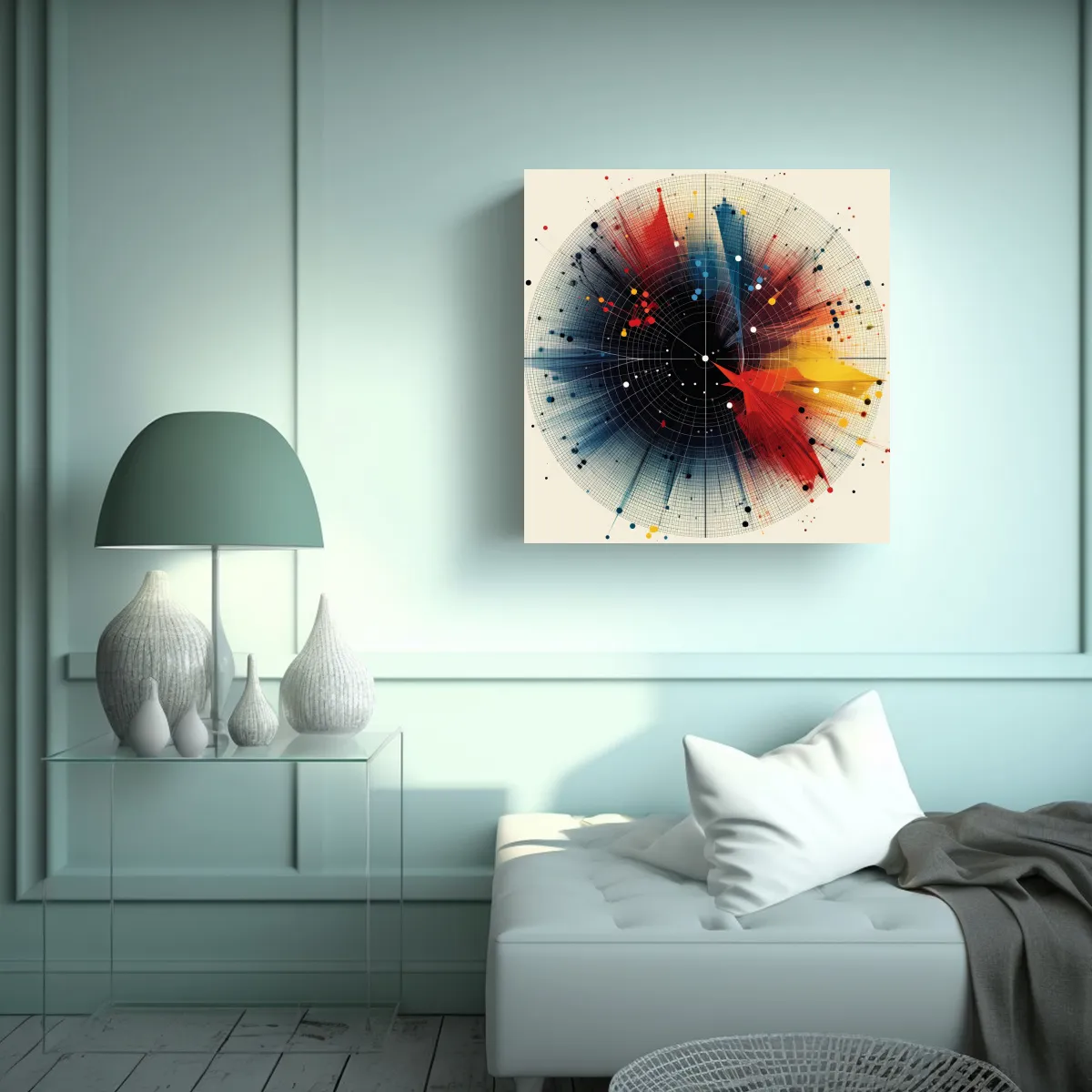 GENERICO - Pinturas Decorativas De Lienzo Moderno 90x90 Cm