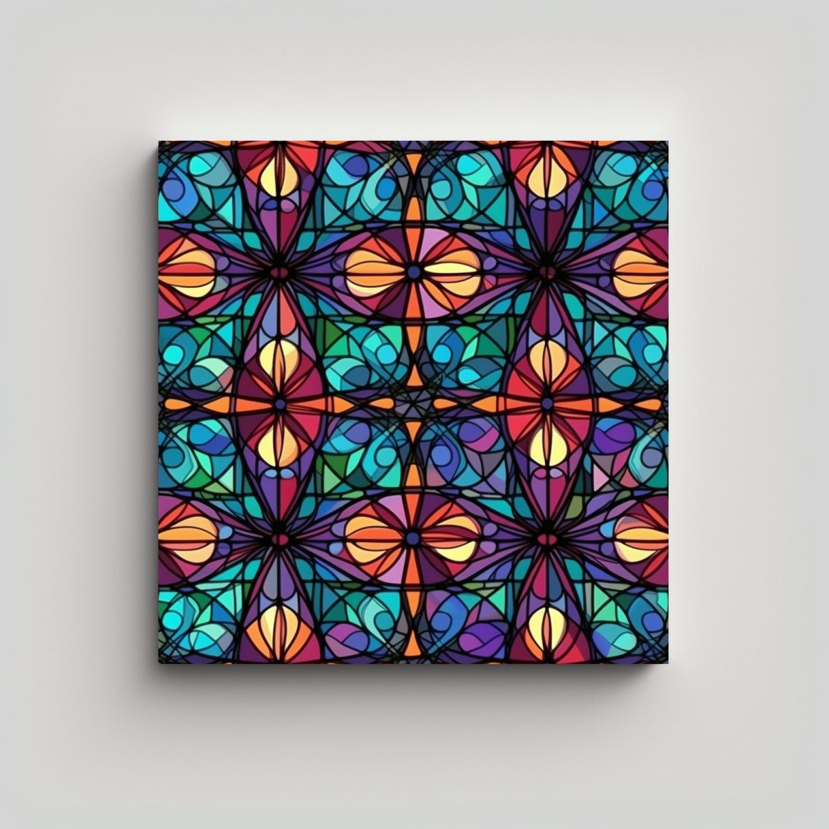 GENERICO - Pinturas De Arte De Pared Vanguardia En Vidrio 60x60 Cm