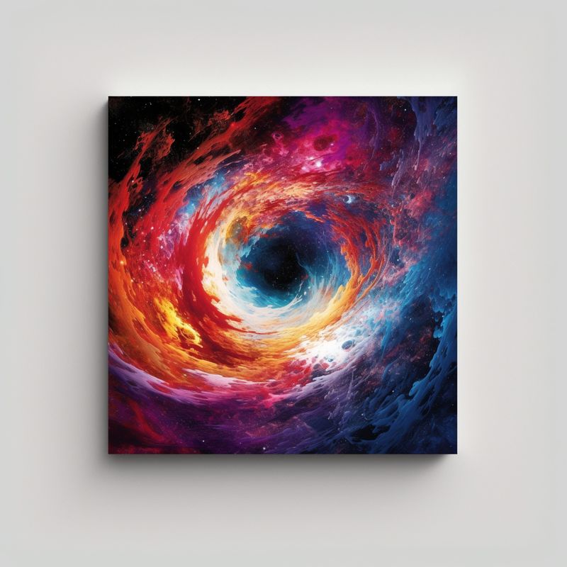 GENERICO - Pintura Decorativa De Lienzo De Tela Acuarela 60x60 Cm