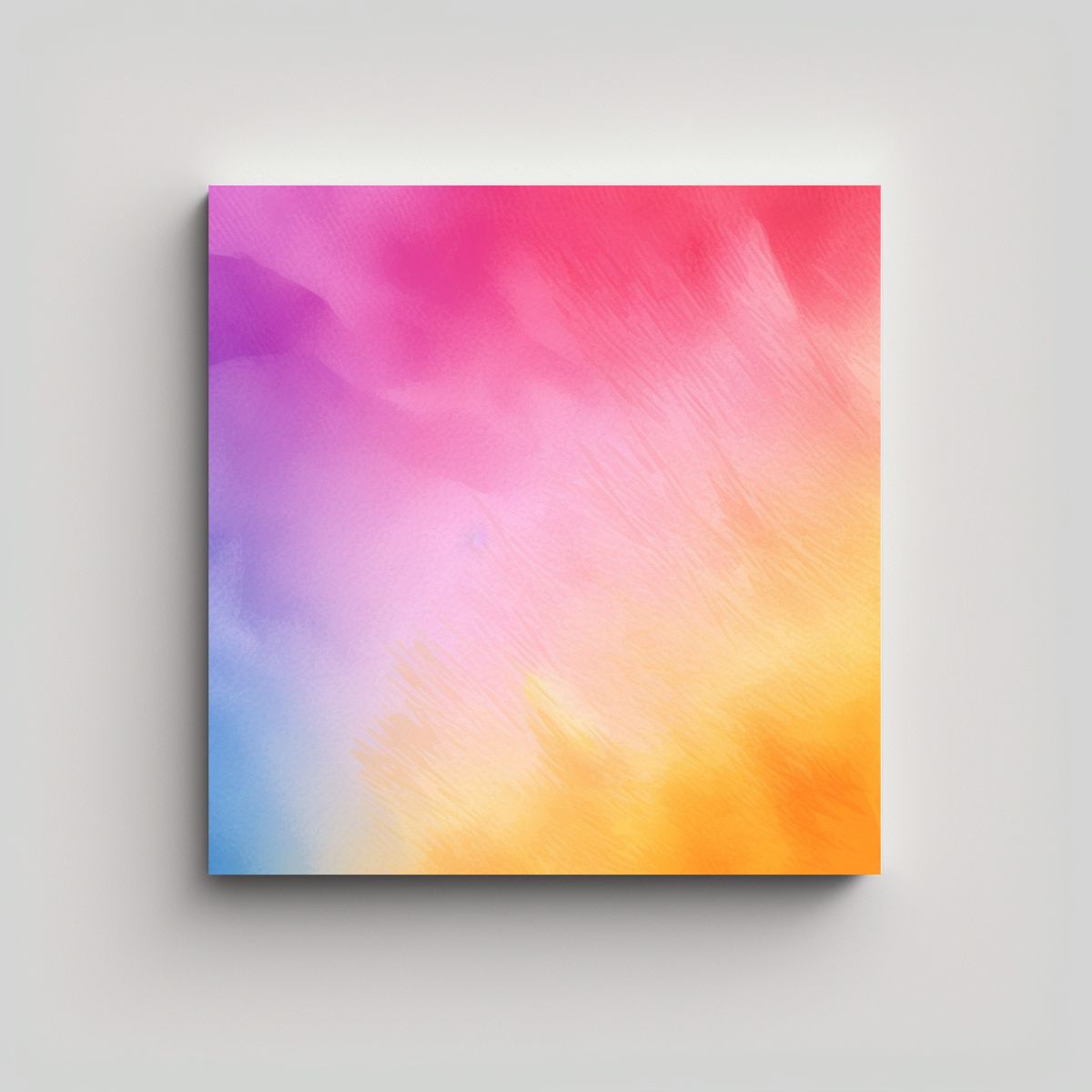 GENERICO - Pintura De Pared Vanguardia Reflejo Gradación De 80x80 Cm