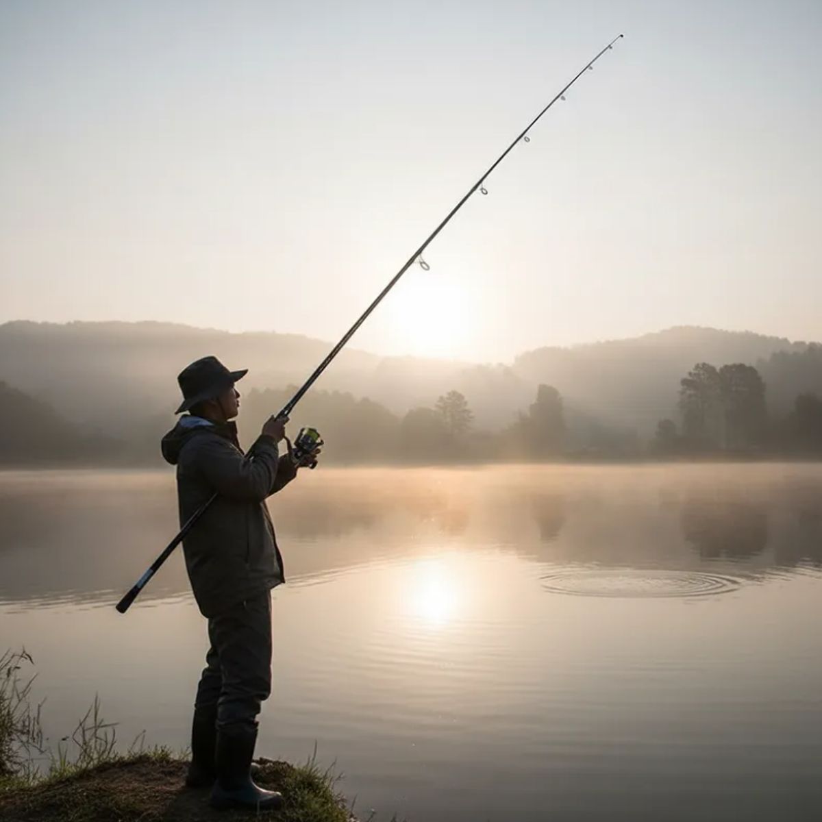 GENERICO - Caña de Pescar Fibra de Carbono