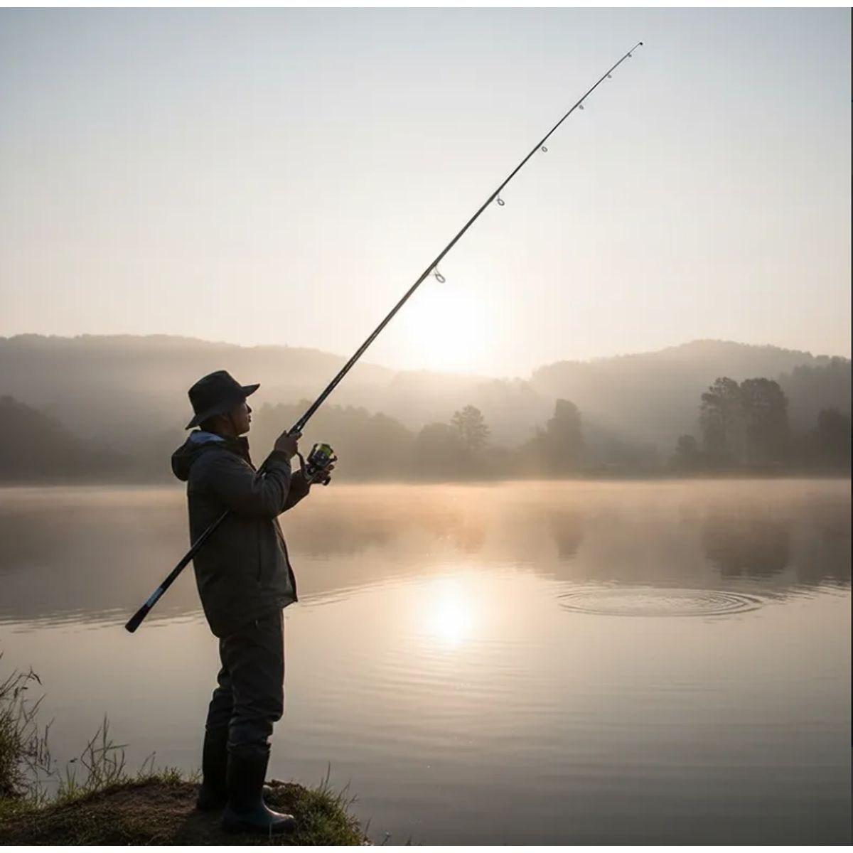 GENERICO - Caña de Pescar Fibra de Carbono