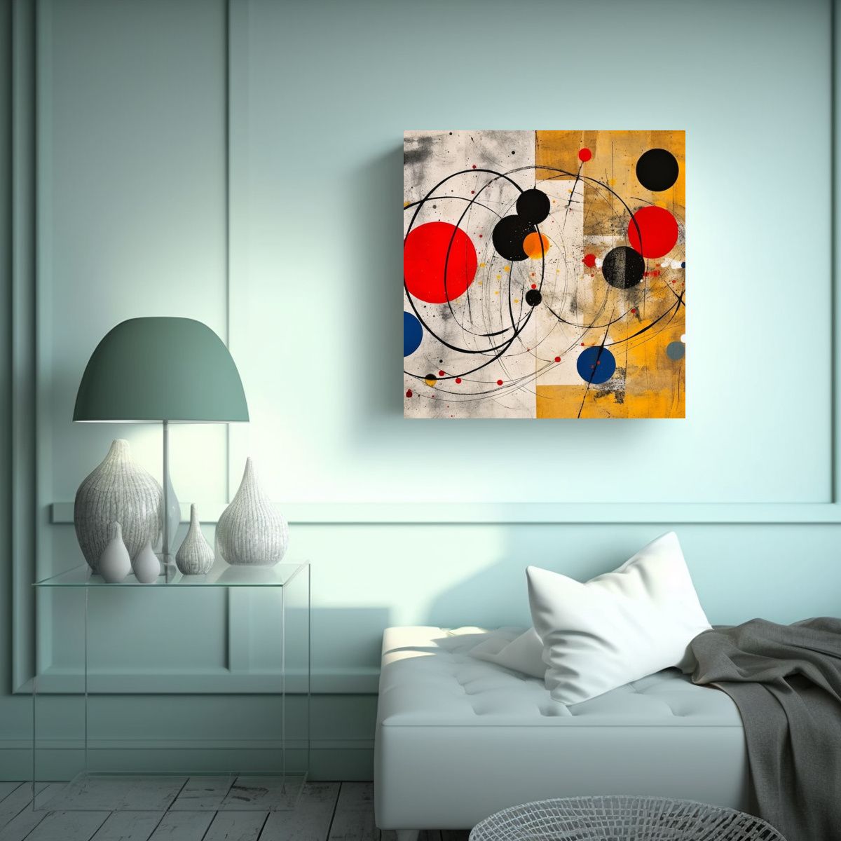 GENERICO - Pinturas Decorativas De Canva Collage De 80x80 Cm