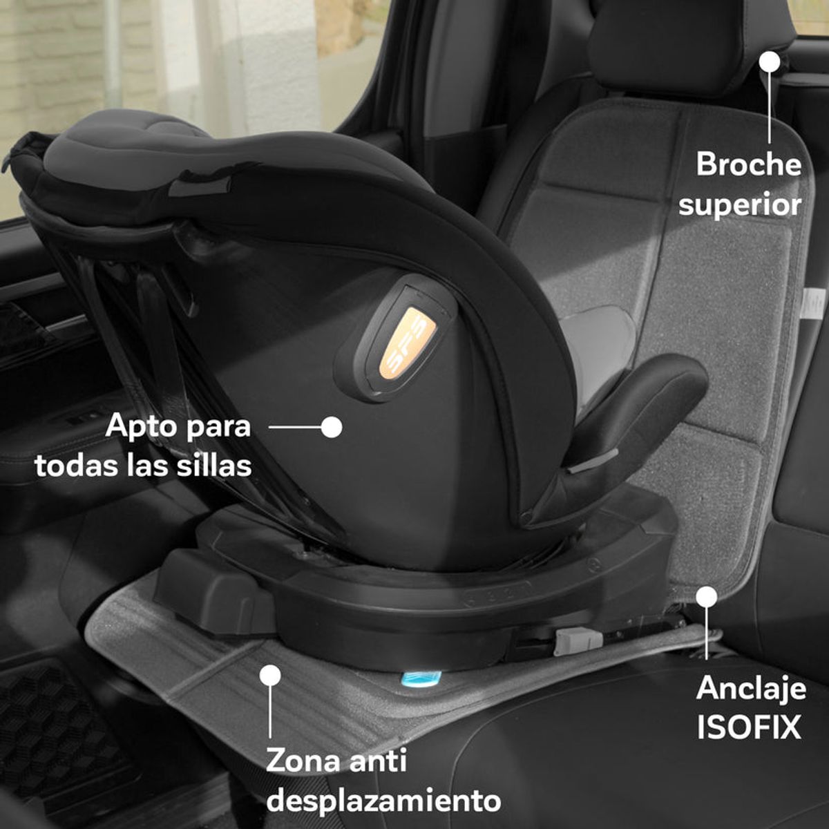 CWAGEN - Funda de asiento para Silla de Bebe Guagua Wagen Covers