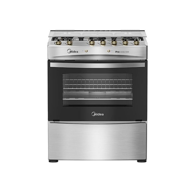 MIDEA - Cocina 5 Quemadores Midea Gas Licuado Mcg-5Qpi30Ns.