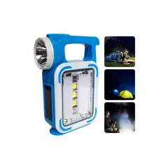 GENERICO - Linterna Led Solar Emergencia 3 En 1 Camping Alta Potencia
