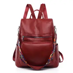 BLWOENS - Mochila casual para mujeres - Rojo