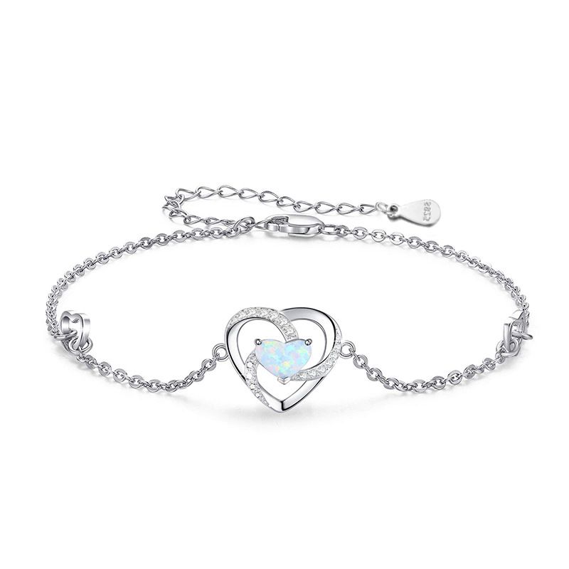 BLWOENS - Pulsera Mujer - Plateado