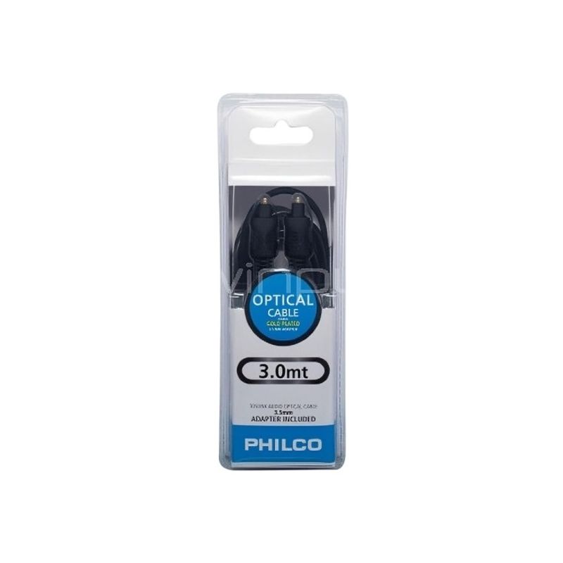 PHILCO - CABLE OPTICO PHILCO TOSLINK 18 MTS
