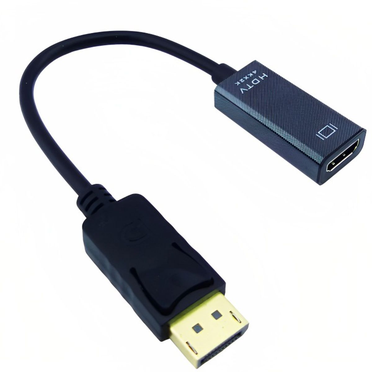 GENERICO - CONVERTIDOR DISPLAY PORT A HDMI 4K ULTRA HD NEGRO