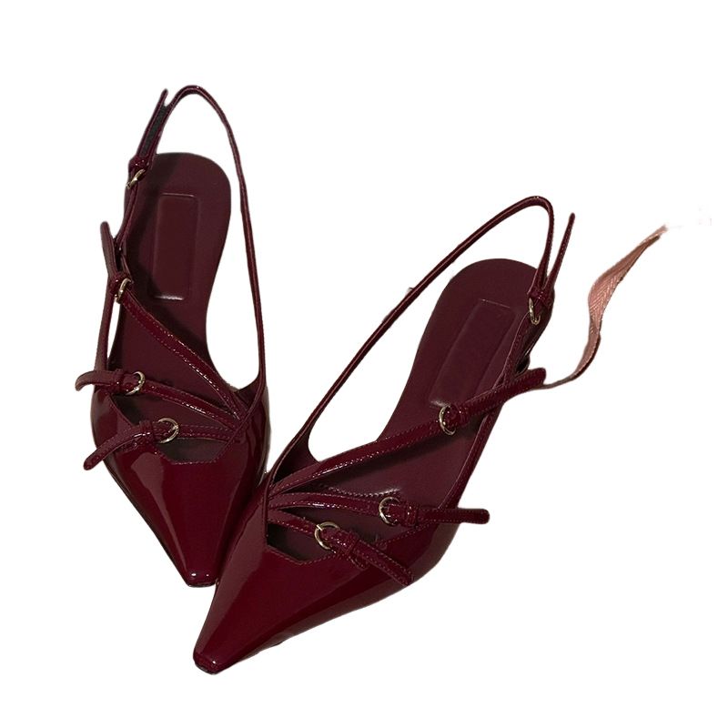 BLWOENS - Zapatos Tacones altos femeninos en verano - Rojo