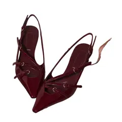 BLWOENS - Zapatos Tacones altos femeninos en verano - Rojo
