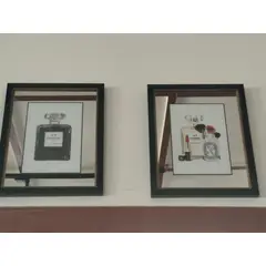 GENERICO - Set de 2 Cuadro Chanel