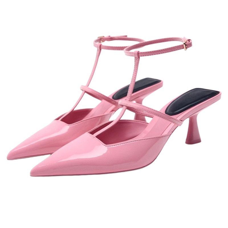 BLWOENS - Sandalia Formal Mujer - Rosa