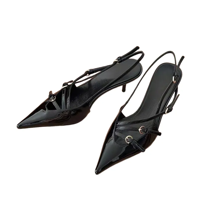 BLWOENS - Zapatos Tacones altos femeninos en verano - Negro