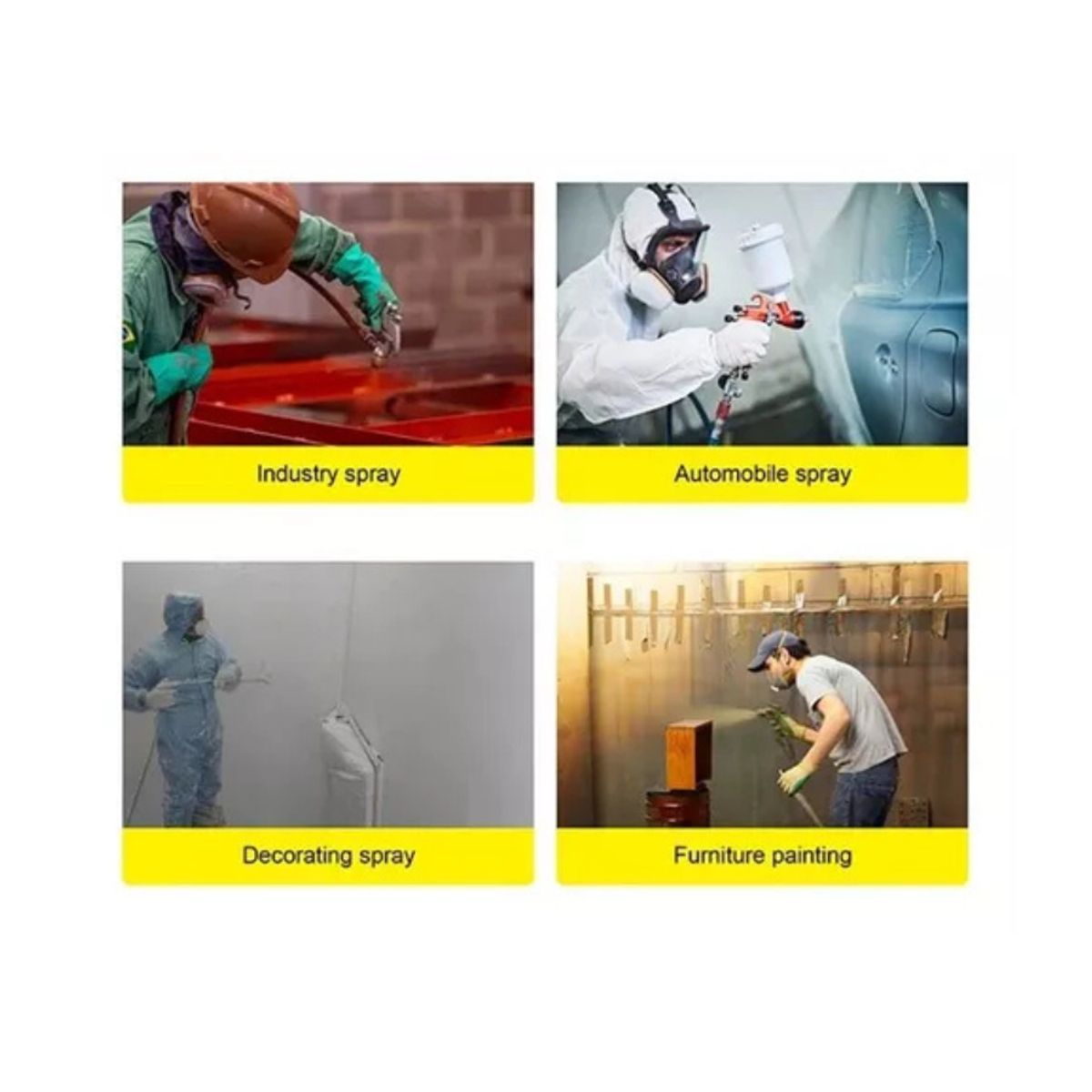 IRM - Pistola Para Pintar Deposito De Gravedad De Aluminio