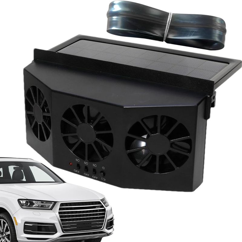 GENERICO - Ventilador Extractor de Aire Solar para Autos