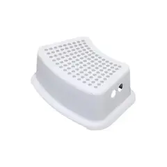 GENERICO - Piso alzador de baño para niños color blanco