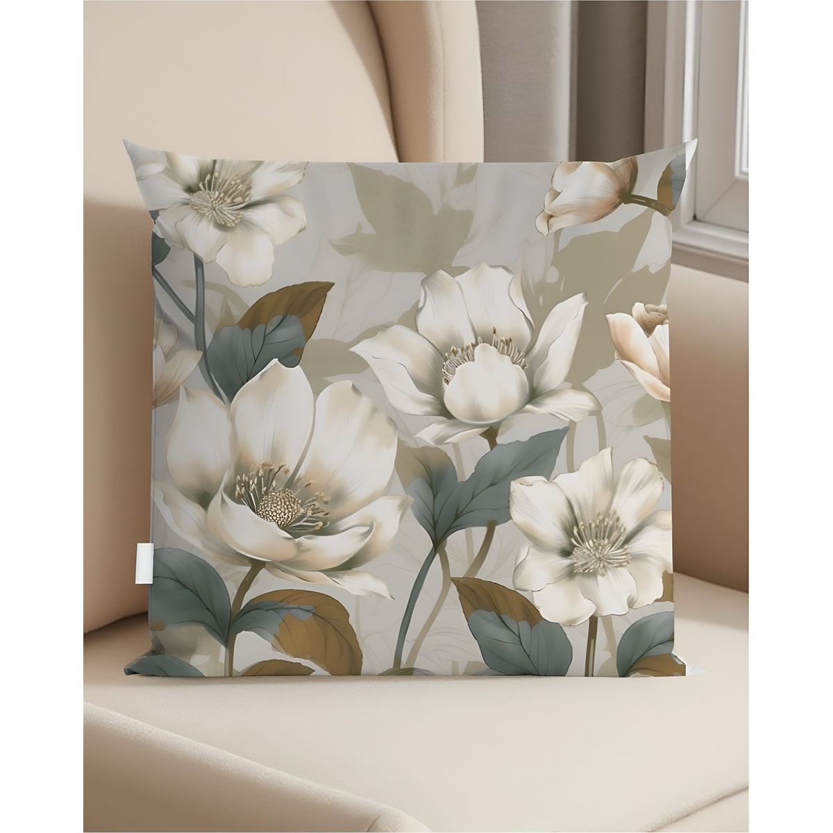 GENERICO - Pack 4 Fundas estampado floreado