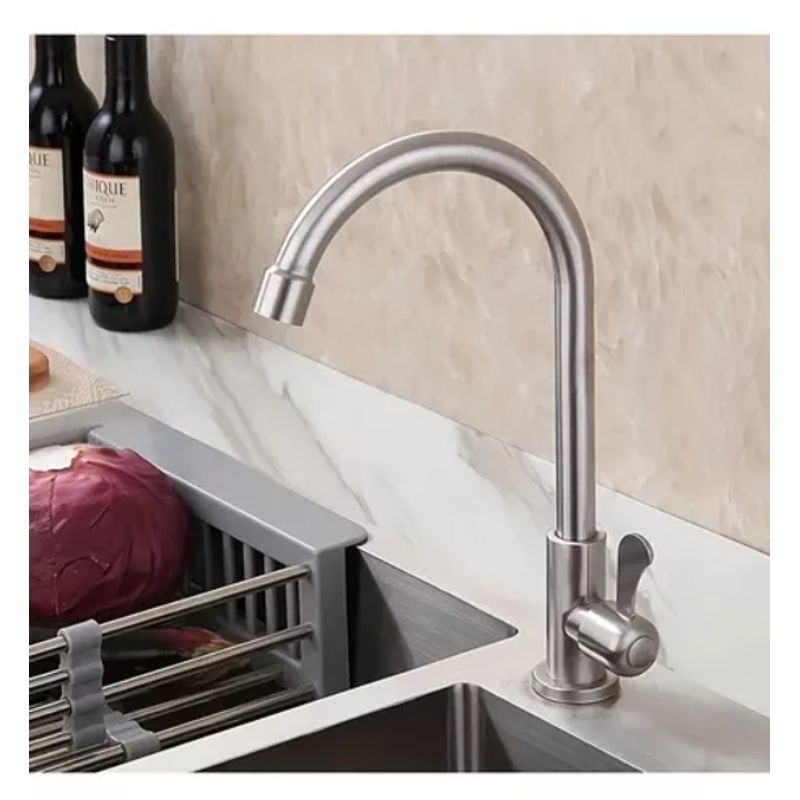 GENERICO - Llave Lavaplatos Monomando Cuello Cisne De Un Agua