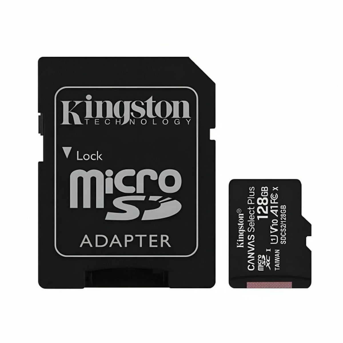 KINGSTON - MEMORIA MICROSD SDCS2128GB CADAPT SELECT PLUS 128GB