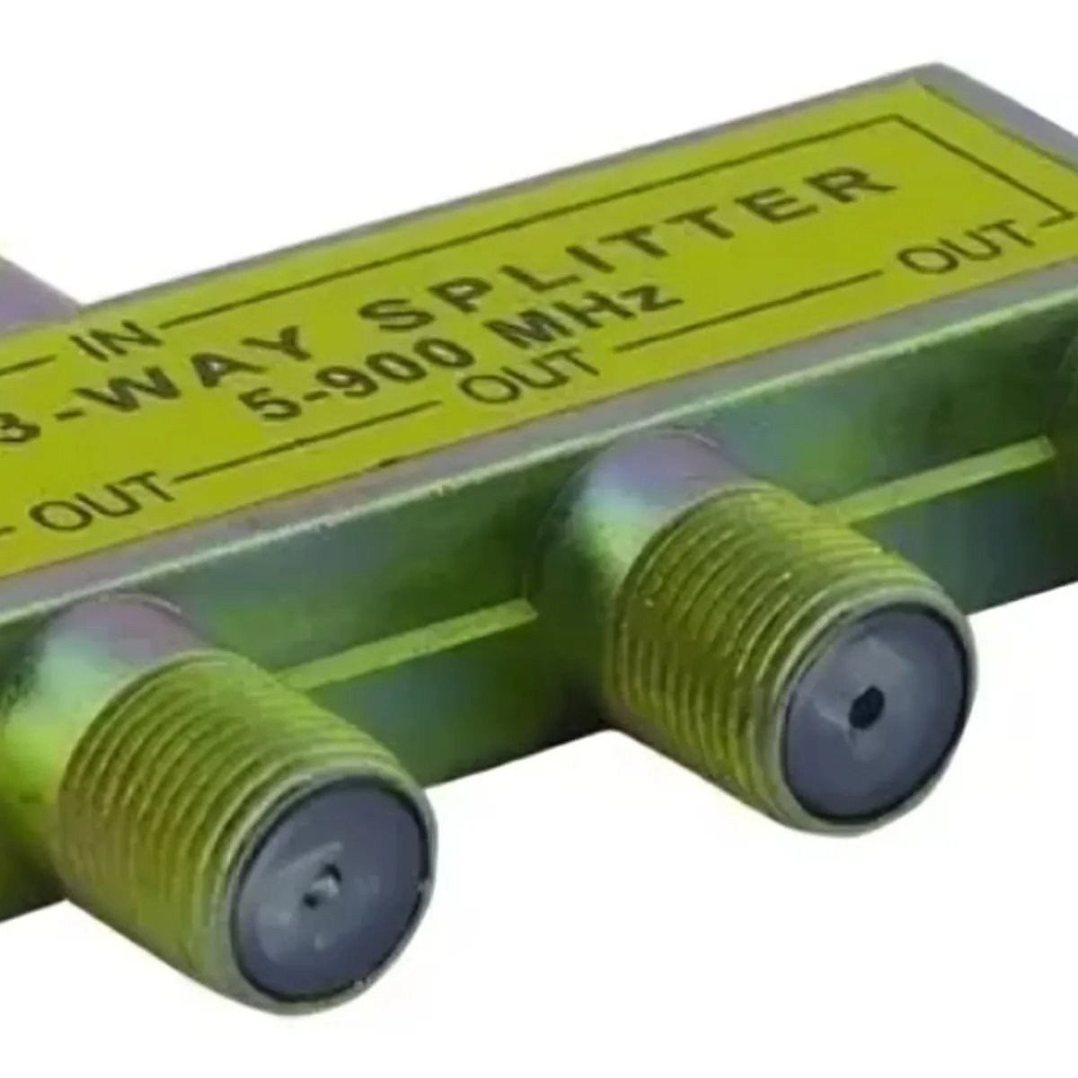 GENERICO - set x2 Splitter 1 Entrada X 3 Salida Dorado