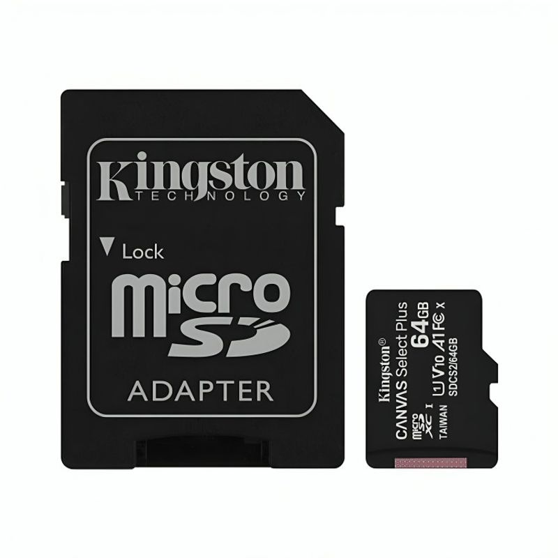 KINGSTON - MEMORIA MICROSD SDCS264GB CADAPT SELECT PLUS 64GB KINGSTON