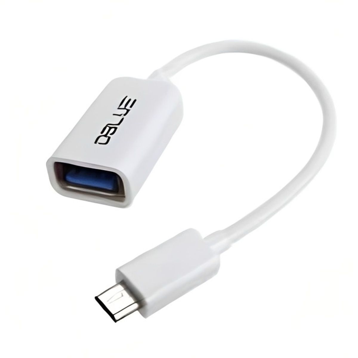 DBLUE - CABLE OTG TIPO C Cable reforzado USB 20 NEGRO