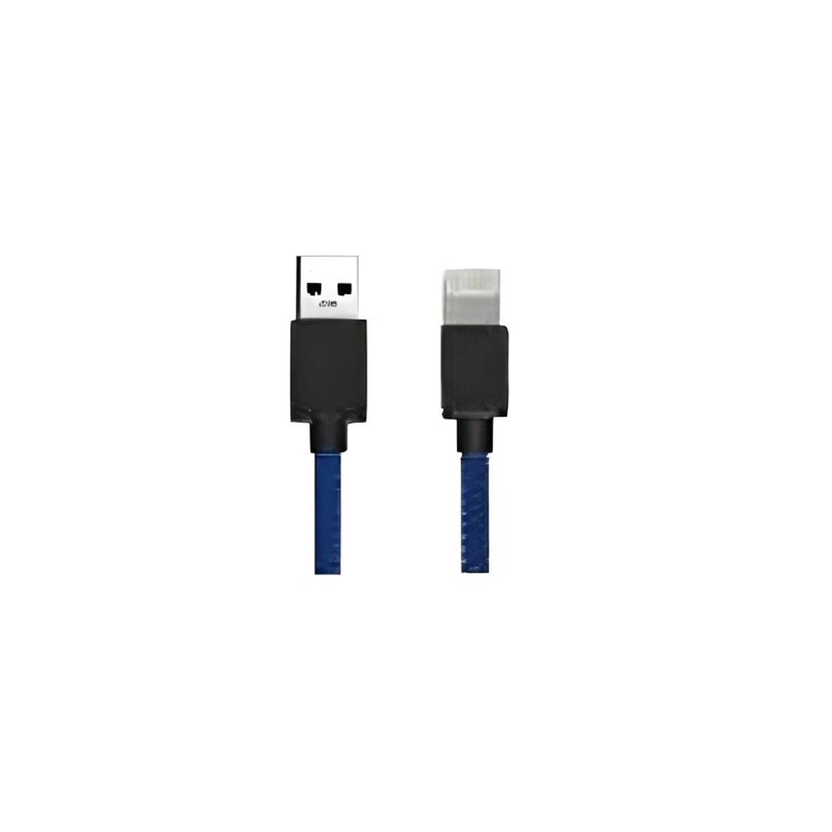DBLUE - CABLE CORDON USB  PARA IPHONE 5 6 IPAD  BLACKREDBLUE 1MT