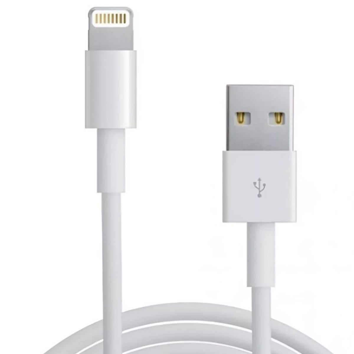 DBLUE - SET X2 CABLE DBLUE USB PARA IPHONE 5 IPAD 5 COLOR BLANCO