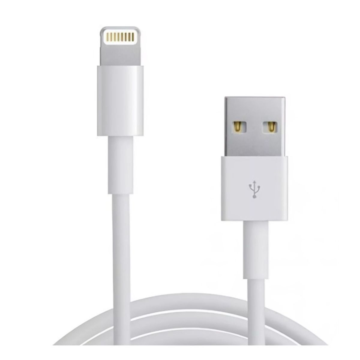 DBLUE - SET X2 CABLE DBLUE USB PARA IPHONE 5 IPAD 5 COLOR BLANCO
