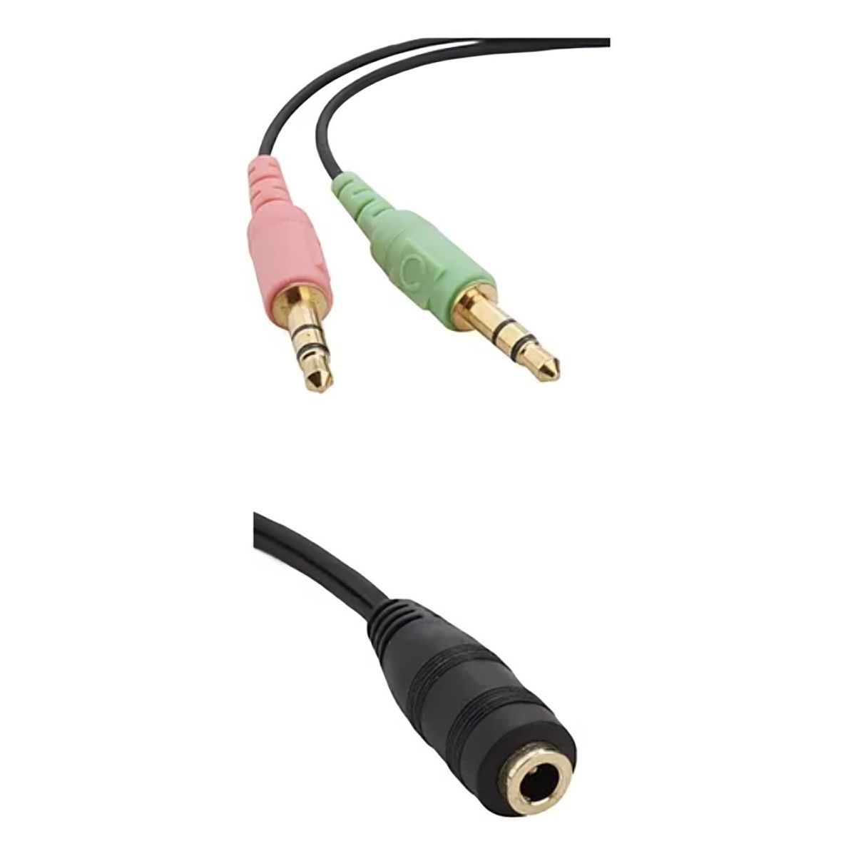 DBLUE - CABLE ADAPTADOR  AURICULARES HEMBRA 35 A DOBLE MACHO 35MM