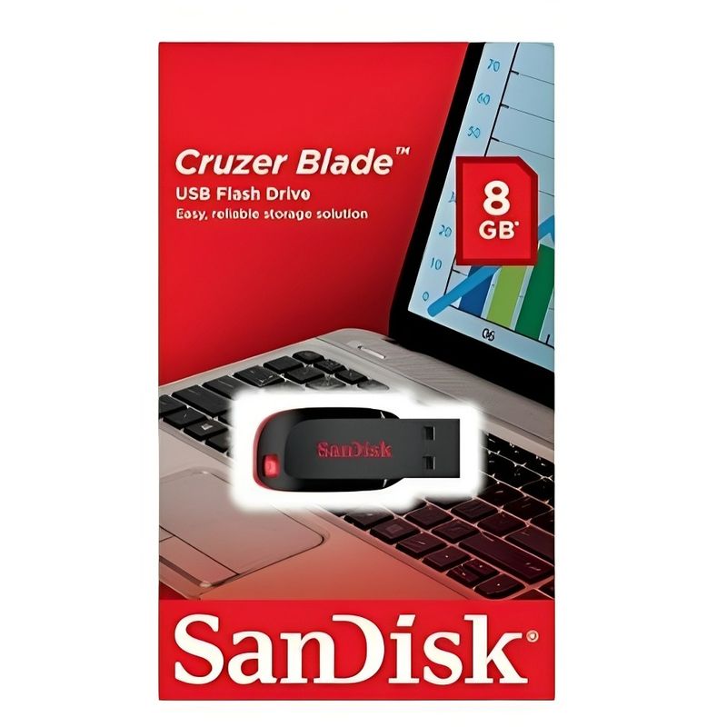 SANDISK - PENDRIVE USB 20 8 GB SANDISK