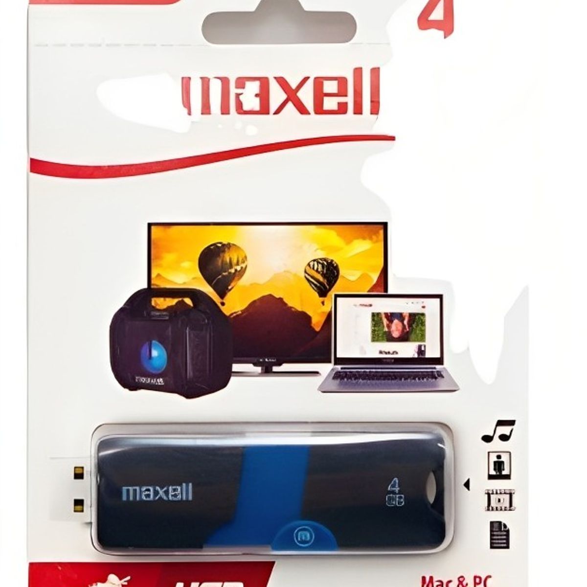 MAXELL - PENDRIVE MAXELL FLIX 4GB
