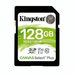KINGSTON - MEMORIA SD CANVAS SDS2128GB-128GB 100MBS VERDE