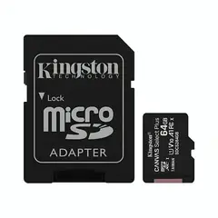 KINGSTON - MEMORIA MICROSD SDCS264GB CADAPT SELECT PLUS 64GB