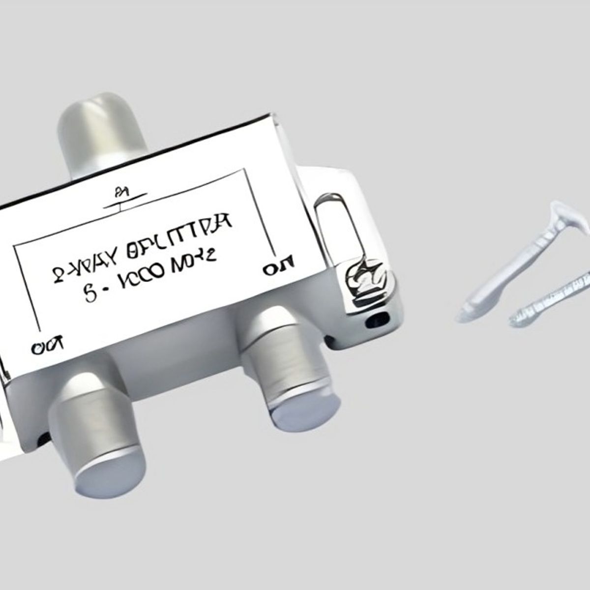 DBLUE - SPLITTER COAXIAL TELEVISIÓN SATELITAL 5-2400MHZ 2 SALIDAS