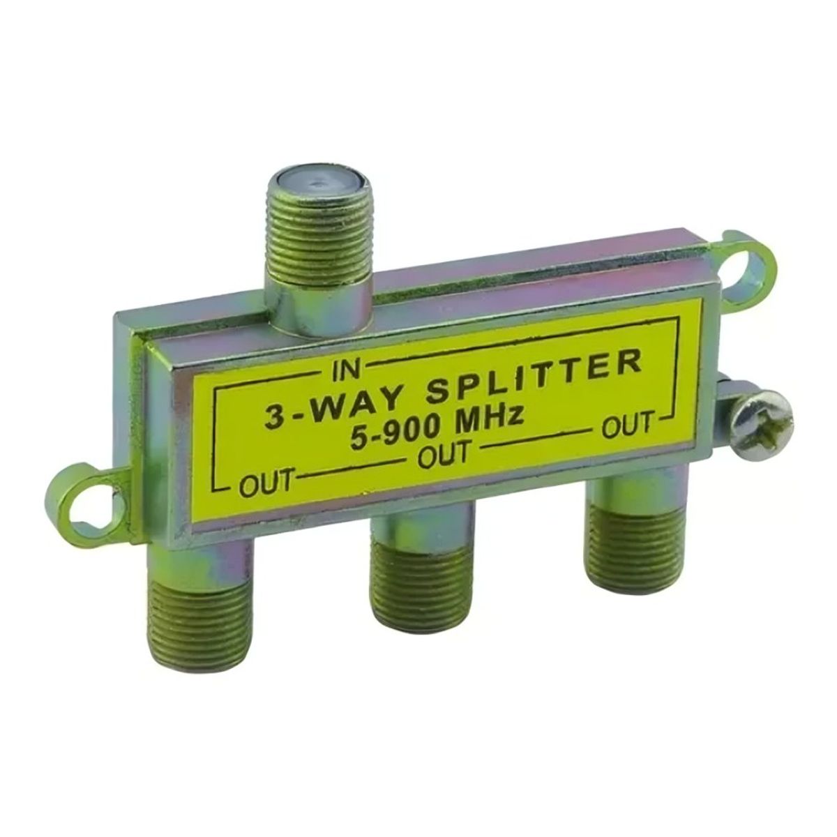 GENERICO - set x2 Splitter 1 Entrada X 3 Salida Dorado